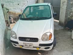 Santro club 2004 model white colour