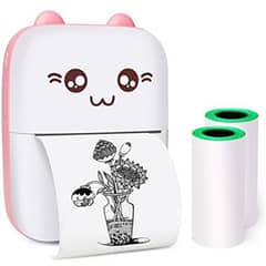 Cute Mini Thermal Printer – Bluetooth Wireless Printing |