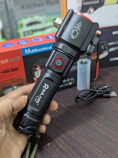 Long Distance LED Torch Light With Powerbank