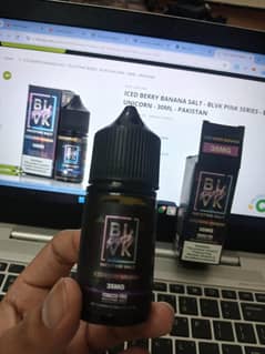 ICED BERRY BANANA SALT - BLVK PINK SERIES - 30 ML - 35 MG