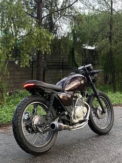Suzuki gs150 converted in cafe racer