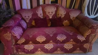 RED COLOUR PREMIUM 2 SEATER SOFA