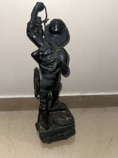 Antique Lantern Man Statue