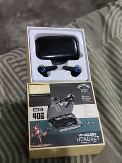 40 hrs  65 Ms  wirless headset waterproof anti. sweet
