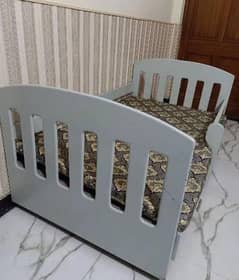 wooden baby cot