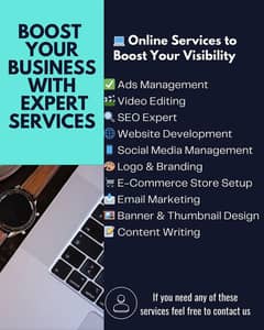 "Expert SEO, Ads Management & Website Services Available"