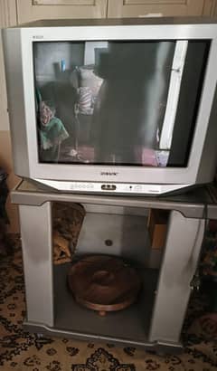 sony tv flat screen 24 inch screen along Panasonic dvd