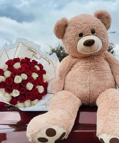 Stuffed Teddy Bear – Soft Toy Gift for Kids & Girls