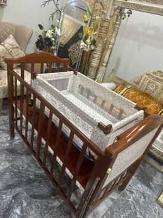 Baby wooden cot for sale