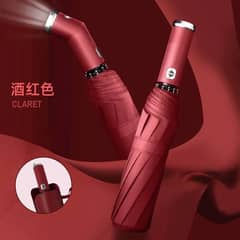 Customizable Yubo 190T PG Umbrella with LED Light & Double Layer Wind