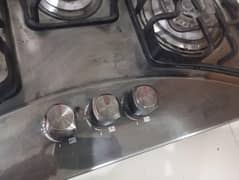 Marshal three burner stove available