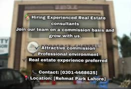 Job for real Estate consultants