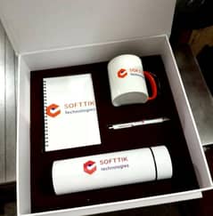 Customized Mugs, pen, keychain, dairy, bottle, boxes, caps,shirt,clock
