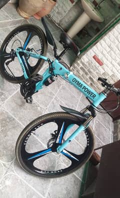 Mountain bike with suspension
