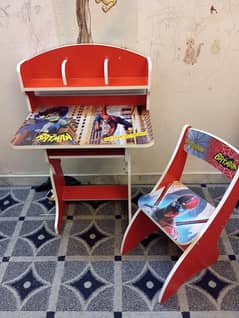 Spiderman theme Study table with chair