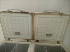 Double door deep freezer waves
