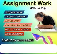 Online Assignment Work | Assignment Work | Online Writing Work