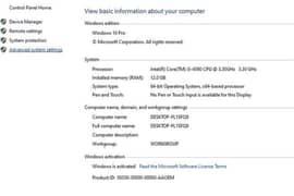 Dell Pc. cori i5 4th Gen. 12/500 GB Hard