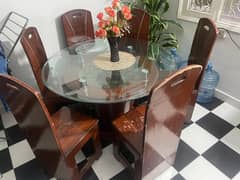 Dining table and chairs