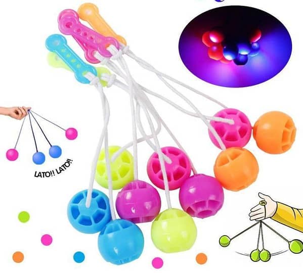 Pro-Clackers Ball Fidget Toy - Clack Balls on String for Kids