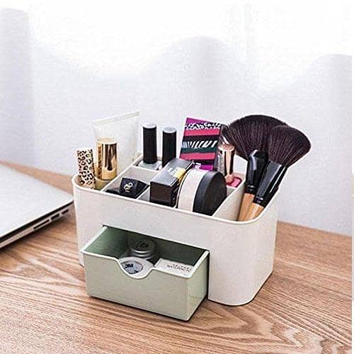 ONLINE KARACHI Plastic Storage Box for Multipurpose Desk Organization