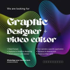 Need a multi talented person male/ female