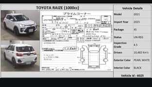 toyota raize xs