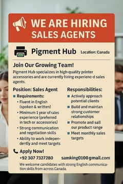 Sale’s agent basic salary and commission