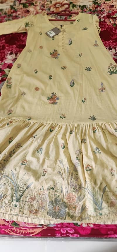 new nishat frok never wear