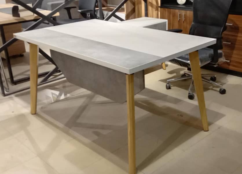 Modern Executive Office Table , Best for Work & Home Office 8