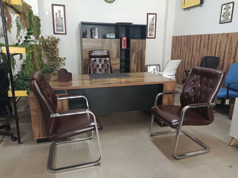 Modern Executive Office Table , Best for Work & Home Office 11