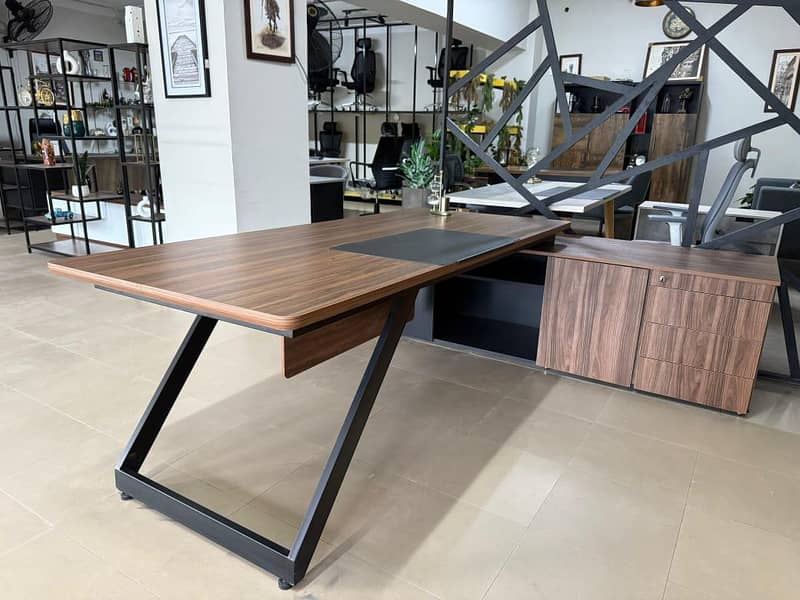 Modern Executive Office Table , Best for Work & Home Office 12