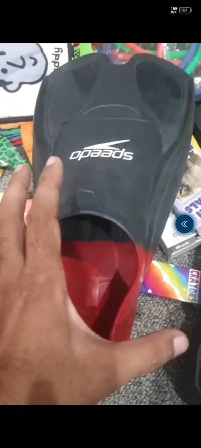 swimming fins