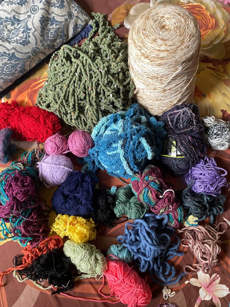 Wool, Cotton , Silk threads 1