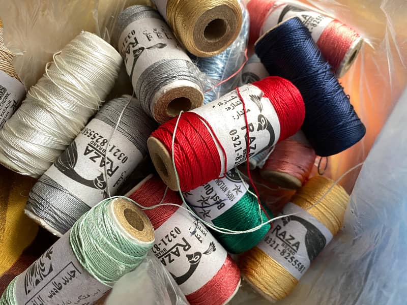 Wool, Cotton , Silk threads 2