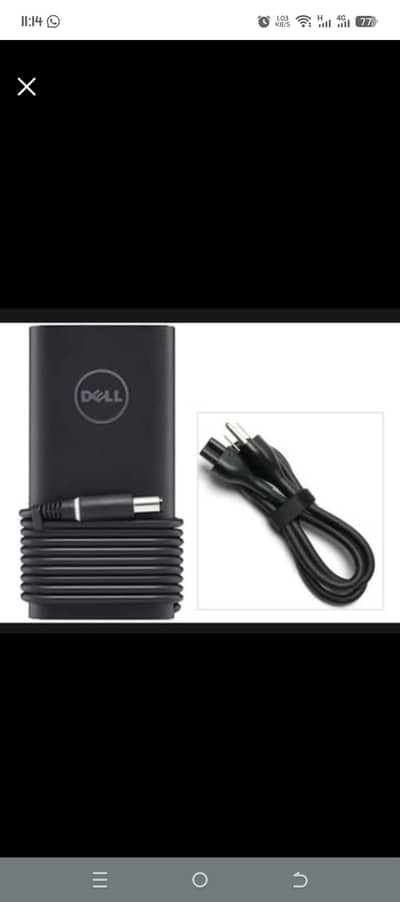 100% Original Dell Laptop 90watt Charger/Adopter New Box Packed.