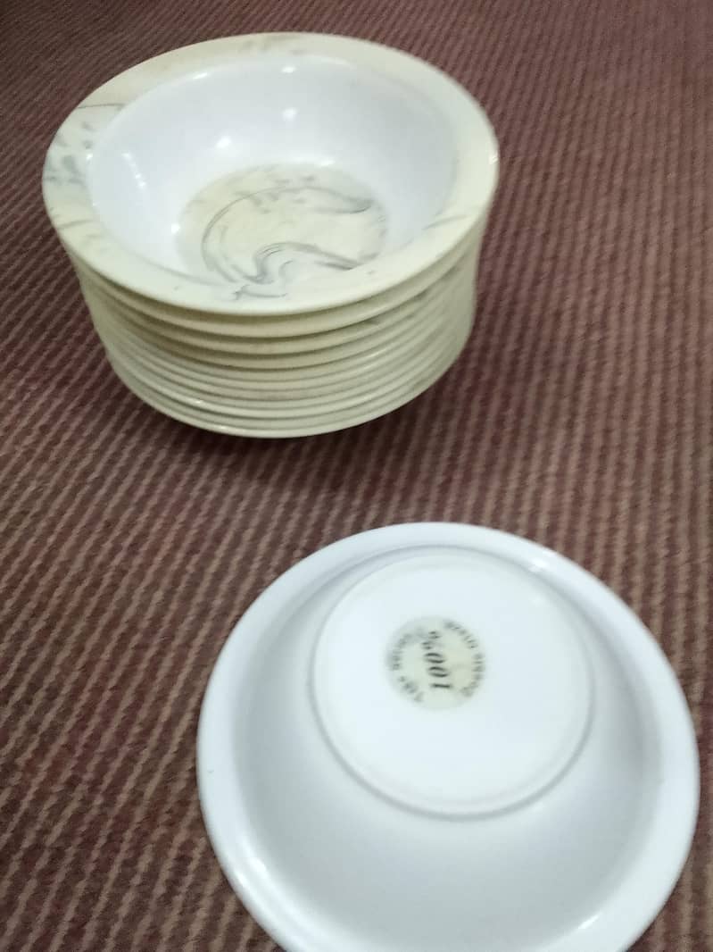 غیراستعمال شدہ پلاسٹک  کے برتن 0