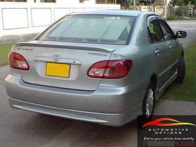 All car Kit And Spoiler Silver, White and Blac(Contact on 03209436735)