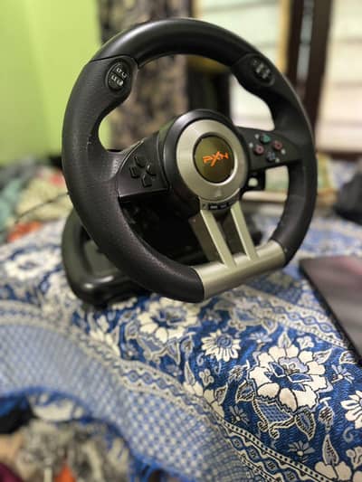 PXN V3 Gaming Steering Wheel with Pedals – Urgent Sell – Rs. 17,000
