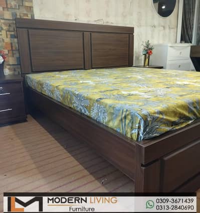 King Bed With 2 Side Tables Best Quality In Your Choice Colours