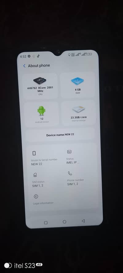 vgo tel new 22 4 ROM. 128 memory