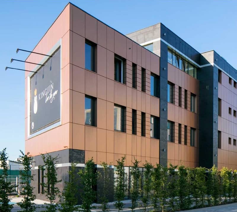 Architecture/elevation/cladding/wall/sheets/front/aluminium/building/ 1