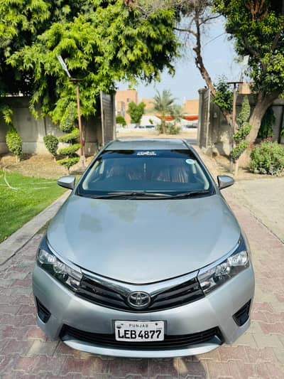 Toyota GLI Silver 2016 Lahore Number