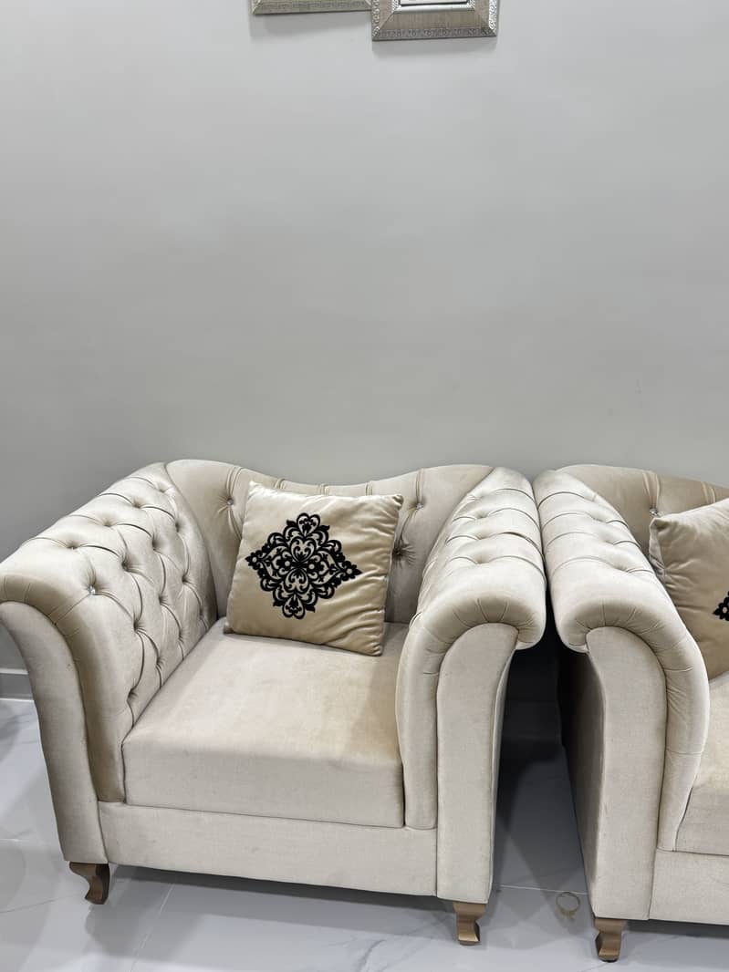 Chairs plus sofa set with centre table 3