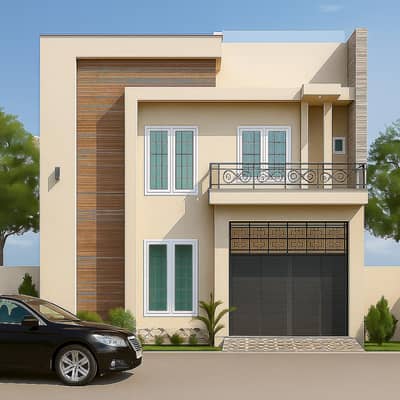 house design 2D and 3D and construction grey structure and finishing