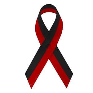 New Red & Black and typewriter ink ribbon 0300-4331882