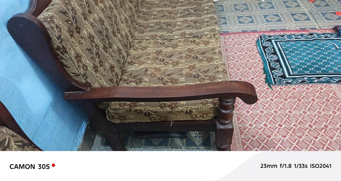 wooden sofa 0
