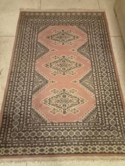Woolen Hand-knotted Bokhara Rug