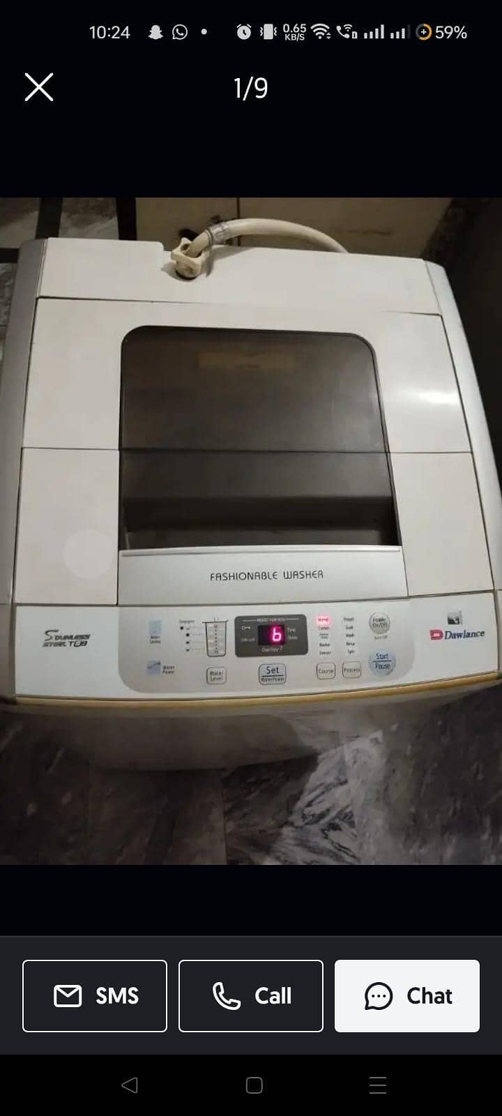 Dawlance fully automatic washing machine 1
