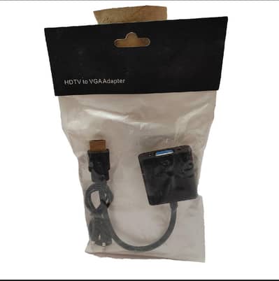 HDMI to VGA adapter with Aux cable option available for sale